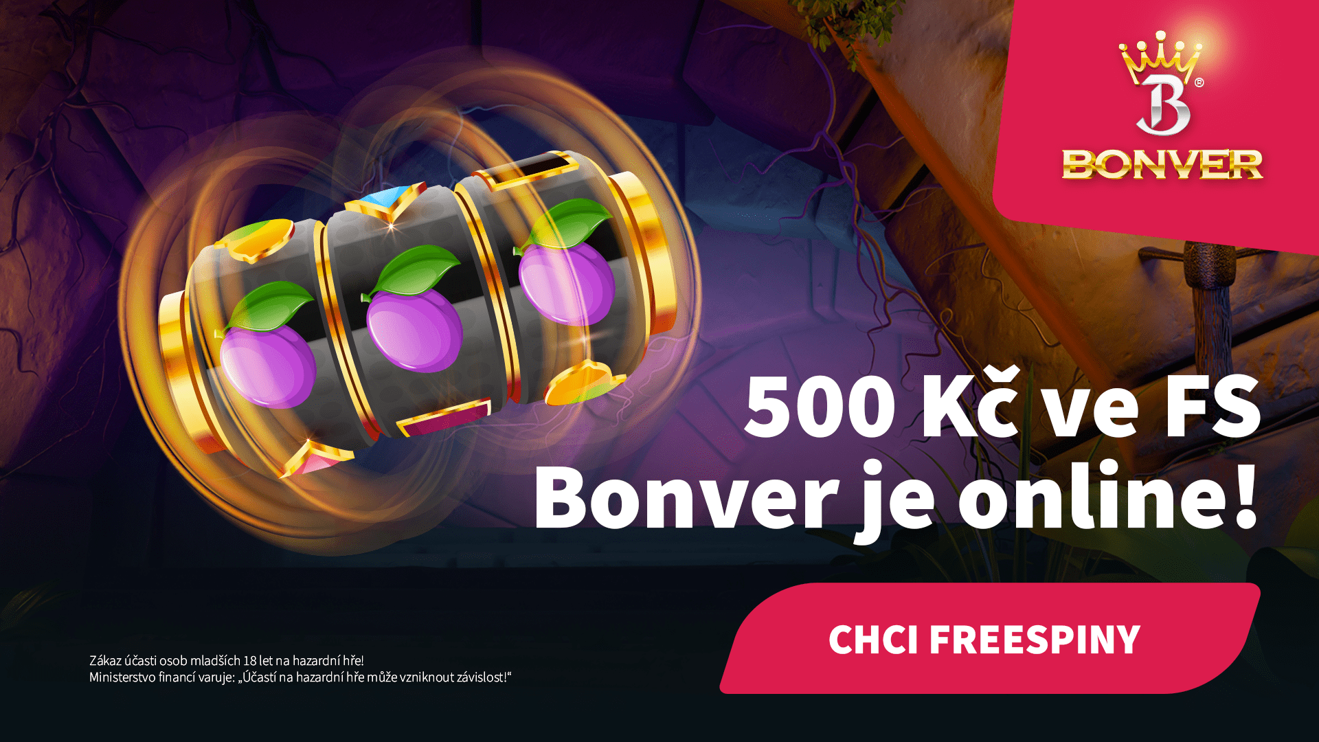 registrační bonus 500Kč