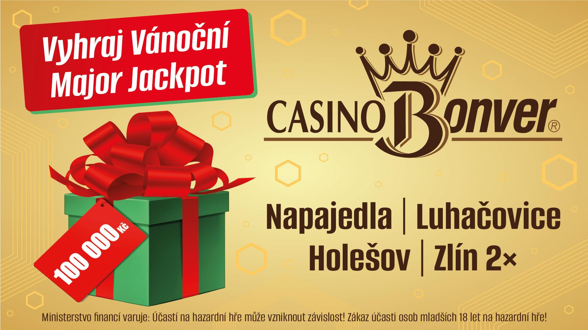 Vánoční Major Jackpot na Zlínsku, dárek, upoutávka