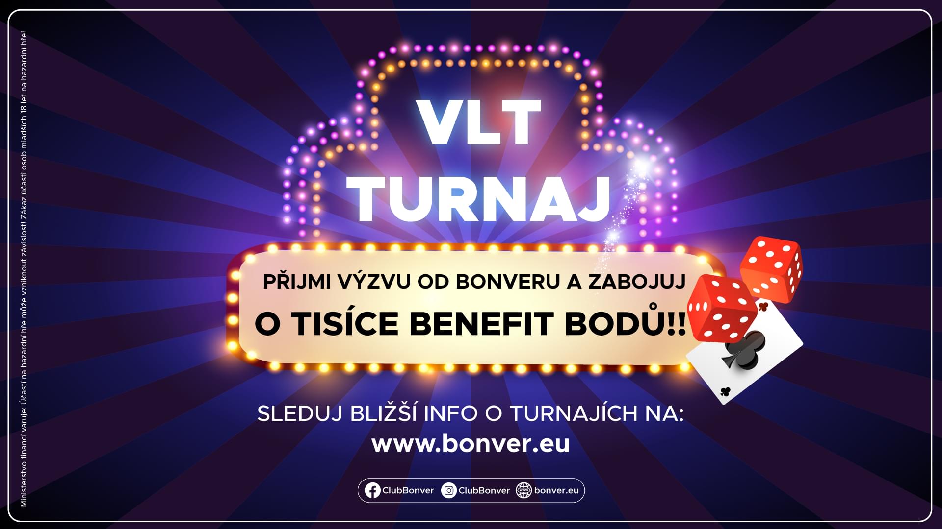 Upoutávka na VLT turnaj v Casinu Bonver