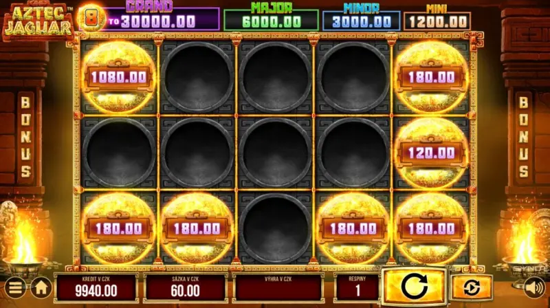 hold and win screenshot hry, zlaté mince