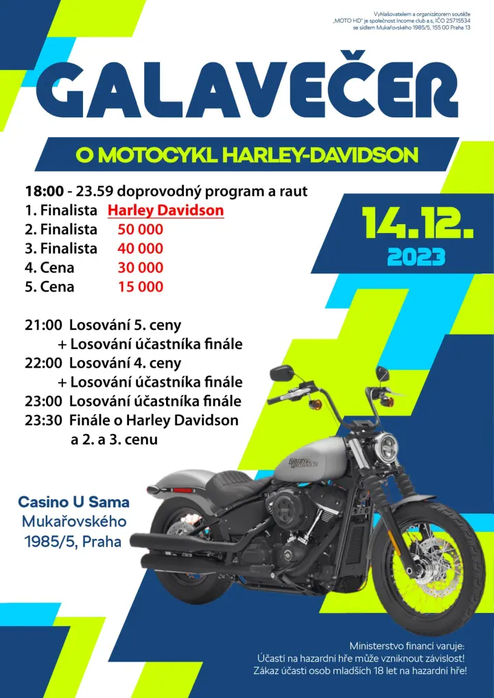 motocykl harley-davidson, soutěž,