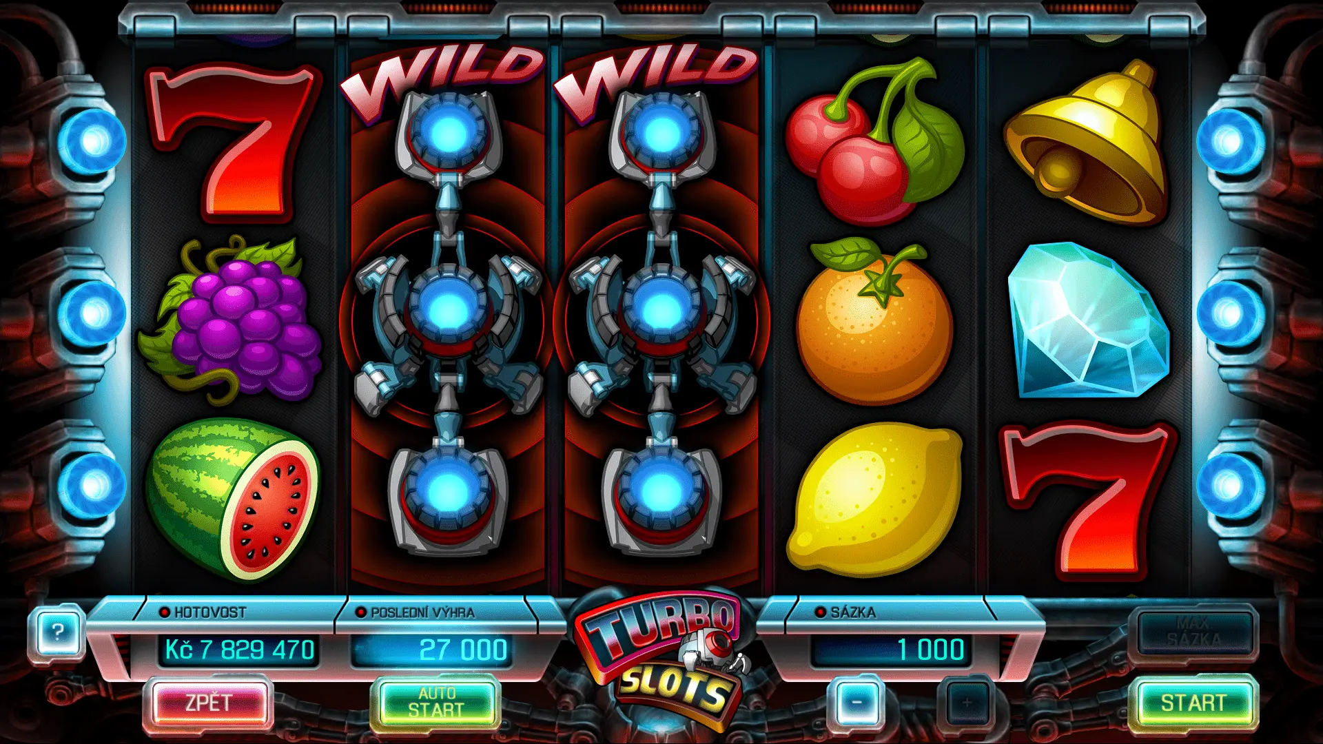 Turbo SLOTS od společnosti APOLLO GAMES, Symbol Robot Wild 