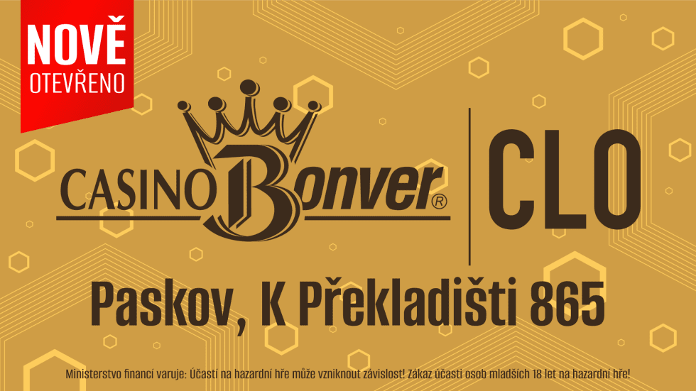 Otevíráme nové CASINO BONVER u Ostravy!