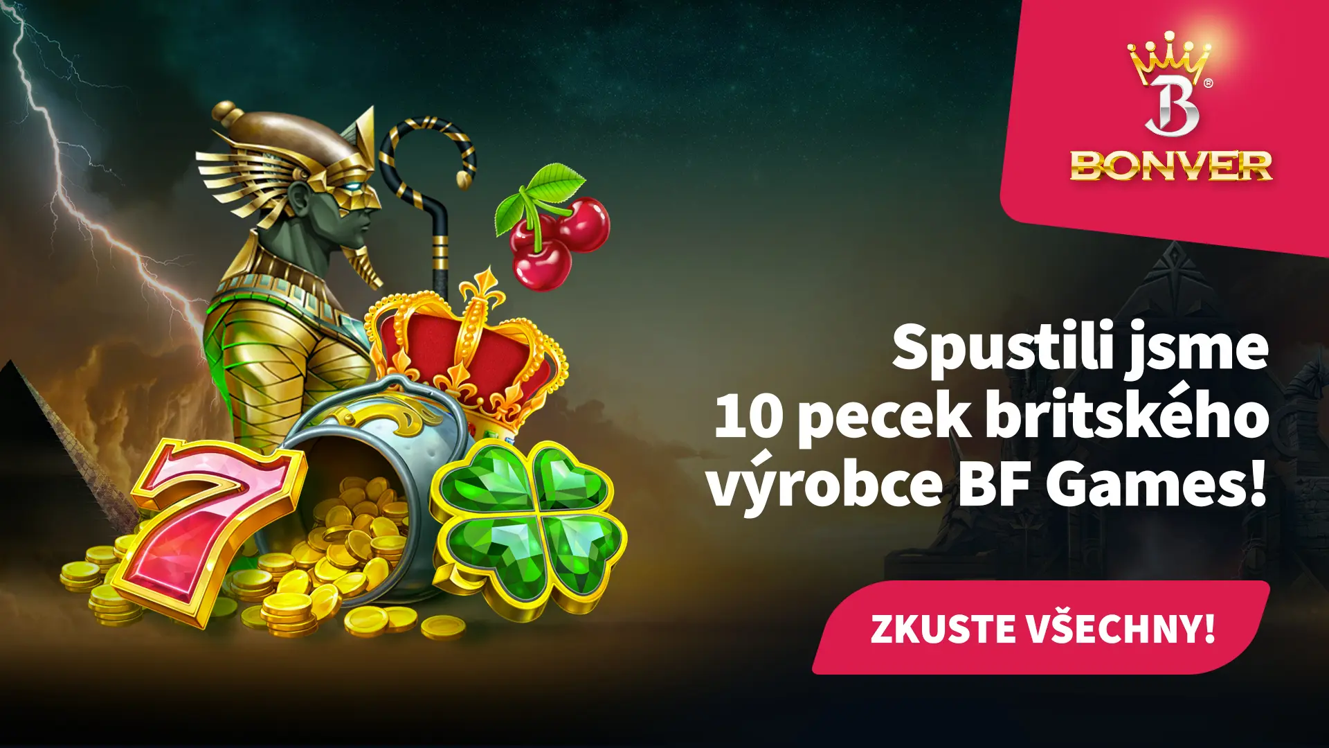 Spustili jsme 10 pecek od BF Games!