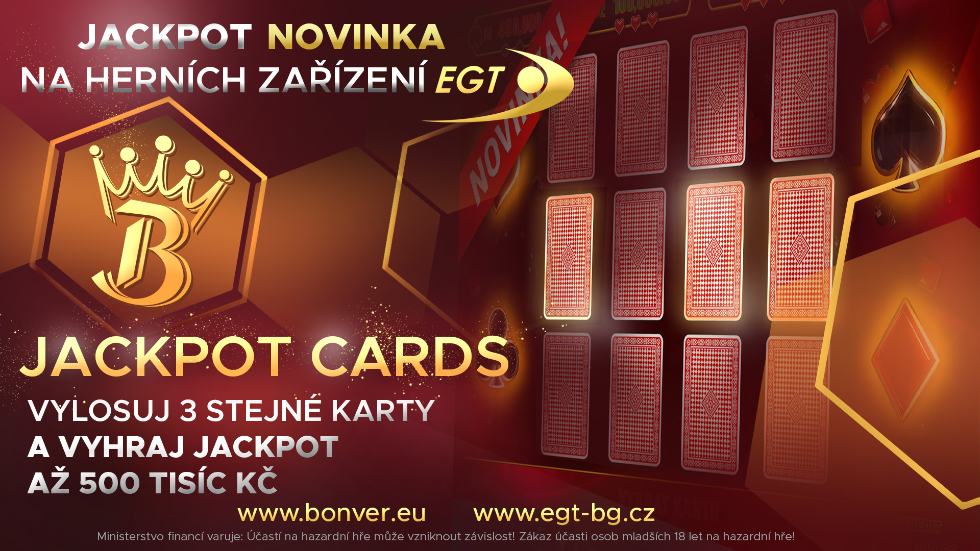 EGT Jackpot Cards, unikátní jackpotový systém