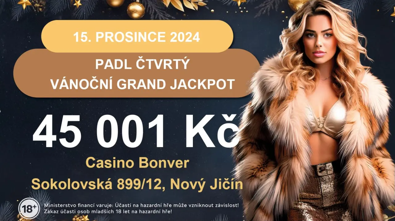 Čtvrtý Grand Jackpot padl v Novém Jičíně