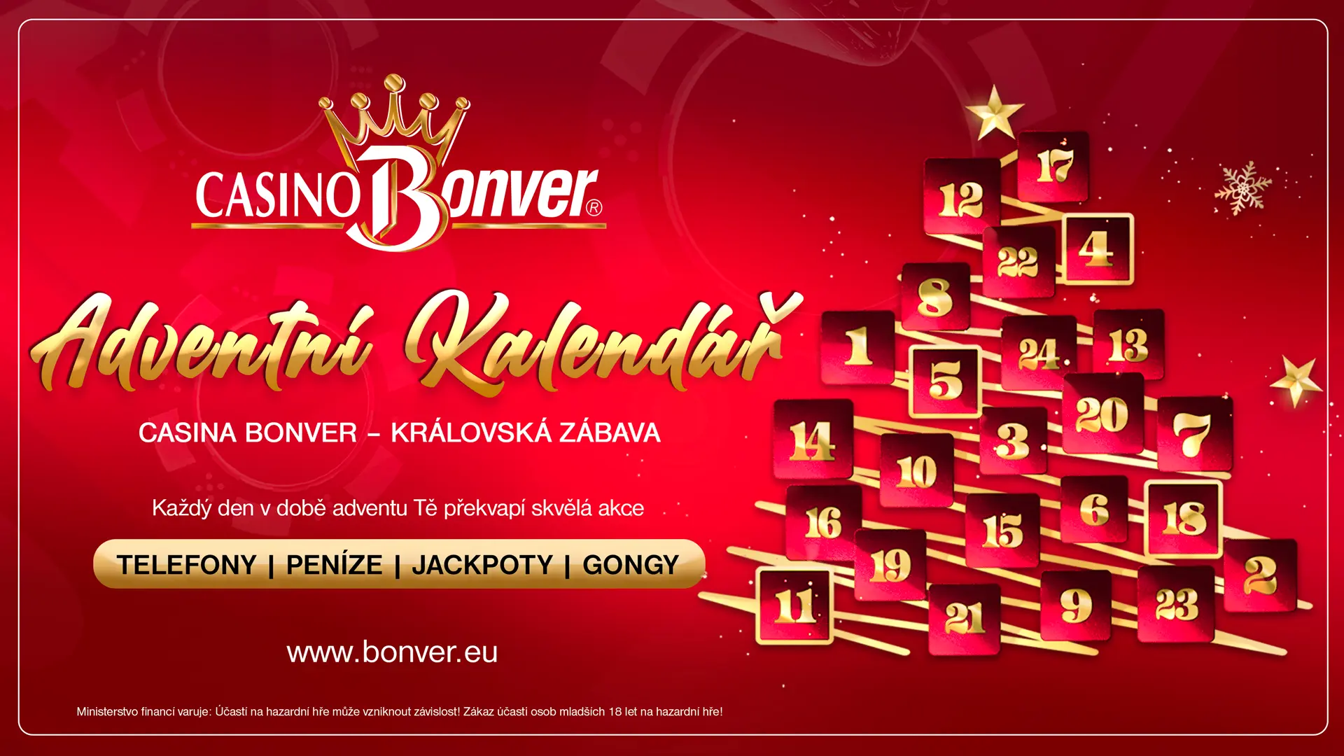 ADVENTNÍ KALENDÁŘ 2024 | Casina a Cluby Bonver
